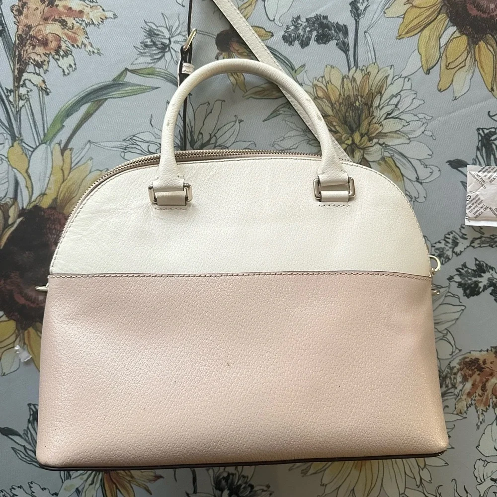 Kate Spate   Beige and cream Satchels Bag  in good condition - Picture 5 of 15